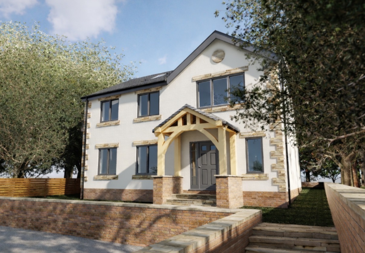 Render & Stone New Build — New Build by Duke Design Services